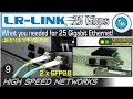 25 Gbps - Great networking speeds with 25 GbE Intel XXV710-LRES1001PF-2SFP28 25 by LR-LINK (HUNTION)