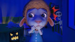 Mom I&#39;m afraid of a ghost under the bed |Horror stories at night | Funny Cartoon Animaion for kids