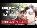 Bakıda tələbələrin etirazı: "Pulsuz təhsil istəyirik"