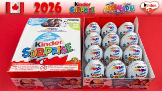 🍁 Kinder Surprise Eggs 2026 Canada Applaydu Toys Unboxing!