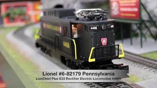 Lionel #6-82179 Pennsylvania LionChief Plus E33 Rectifier Electric Locomotive #4466