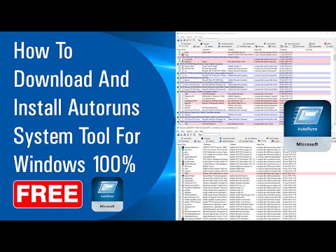 ✅ How To Download And Install Autoruns System Tool For Windows 100% Free ( October 2020 )
