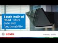 Experience Bosch - Series 8 Black Glass Inclined Hood (DWK98PR60B)