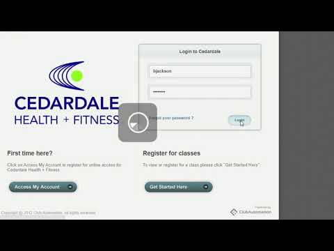 Cedardale - How to Access Online Member Portal