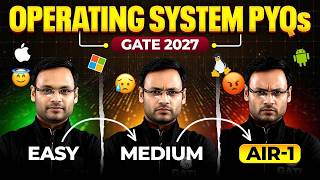Only for GATE Toppers 🔥 OS PYQs from Easy to Hard | GATE CSE Previous Year Questions