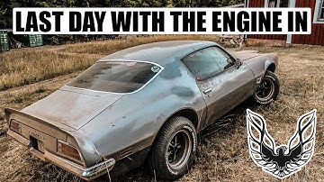 LAST DAY THE ENGINE IS IN THE CAR! 1970 Firebird Drift Car Build Part 5