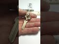 Brass Head Kwikset KW1 / Schlage SC1 / SC4 House Key Blank