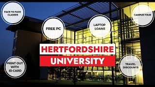 University of Hertfordshire| Hertfordshire university campus tour | International students in UK