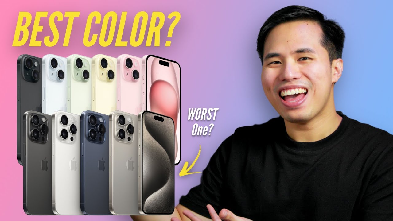 The base iPhone 15 has the best colors for an iPhone in a long