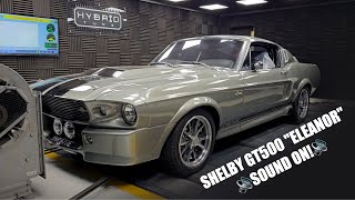 SOUND ON 1967 Shelby GT500 Eleanor on the rollers