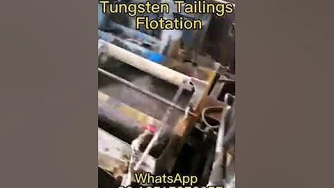 Tungsten Ore Tailings Flotation Processing