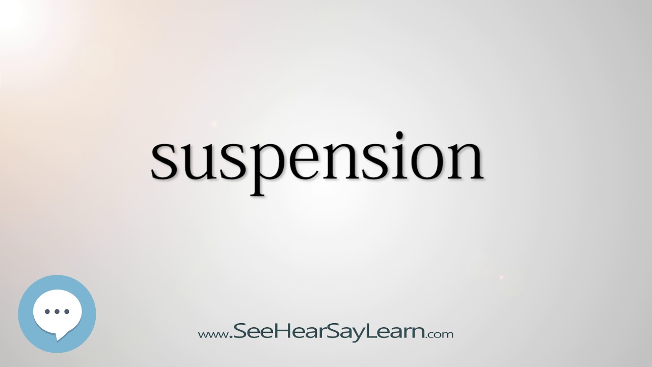 suspension 5,000 SAT Test Words and Definitions Series 🔊 YouTube