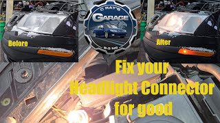 Fixing Headlight Connector | 2007 Saab 9-3 Anniversary Edition