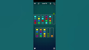 Ball sort puzzle level 70