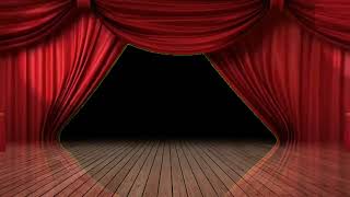 Theater Curtain Opening with Audience Clapping Sound (free to use)