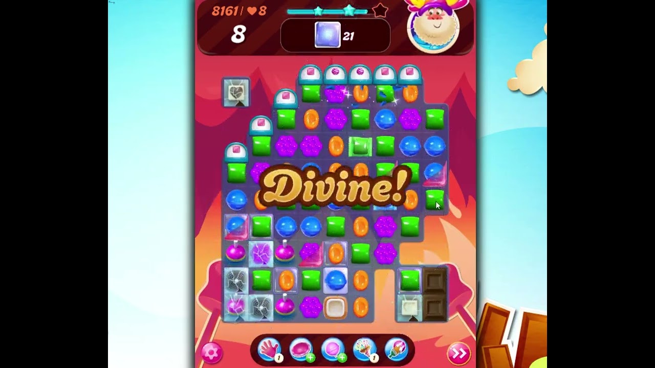 Candy Crush Saga Level 8161
