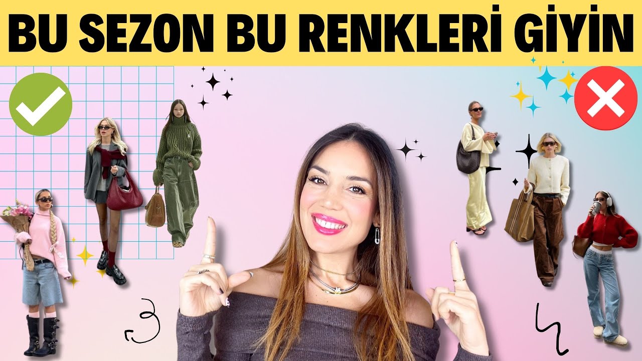 BU SENENİN MODA RENKLERİ🤯* Bu sezonun öne çıkan renkleri ile muhteşem bir stil ✅