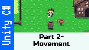 Part 2 - 4 way Movement: Make a game like the Legend of Zelda using Unity and C#