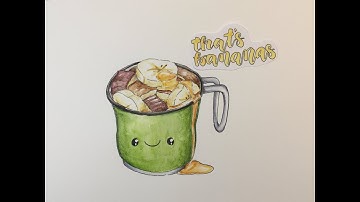 How To Draw Kawaii (かわいい | 可愛い) Banana French Toast | (Step by Step Easy)