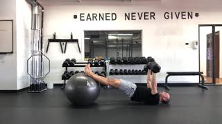 Detailed SB Feet Elevated Decline DB Floor Press Details