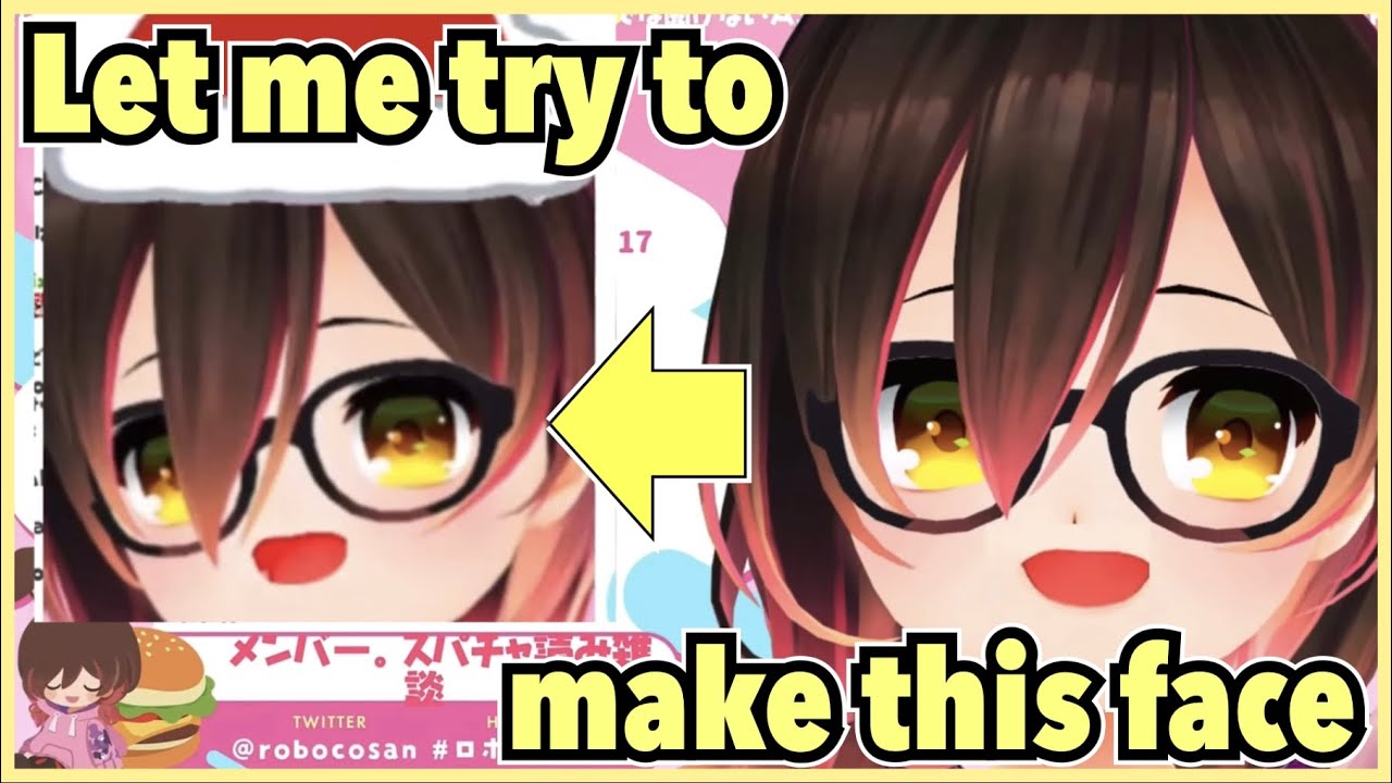 【ENG SUB】Roboco tries to re-create her meme face