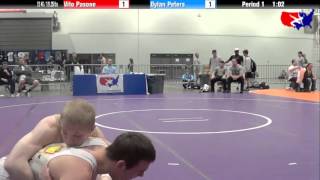 Vito Pasone vs. Dylan Peters at 2013 Junior Nationals - FILA - FS