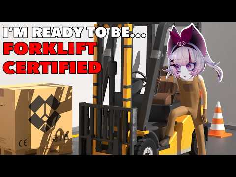 MY BODY IS READY | Smii7y | I played a Forklift Simulator | Vtuber Reaction