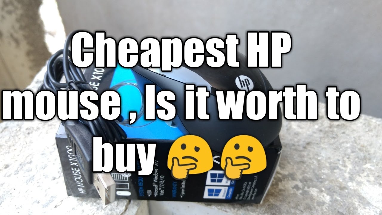 HP x1000 Mouse 199₹. Is it worth to buy ???