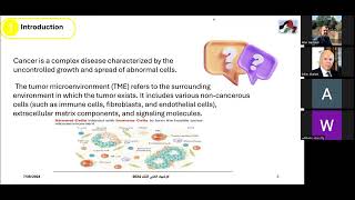 استغلال البيئة الدقيقة للورم السرطاني لتغيير مصيره/ الطالبتان أسماء عطية الحلوجى و ولاء سعد مصطفى