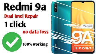 Redmi 9A Dual Imei Repair Without Herdwere By Dft Pro Tool