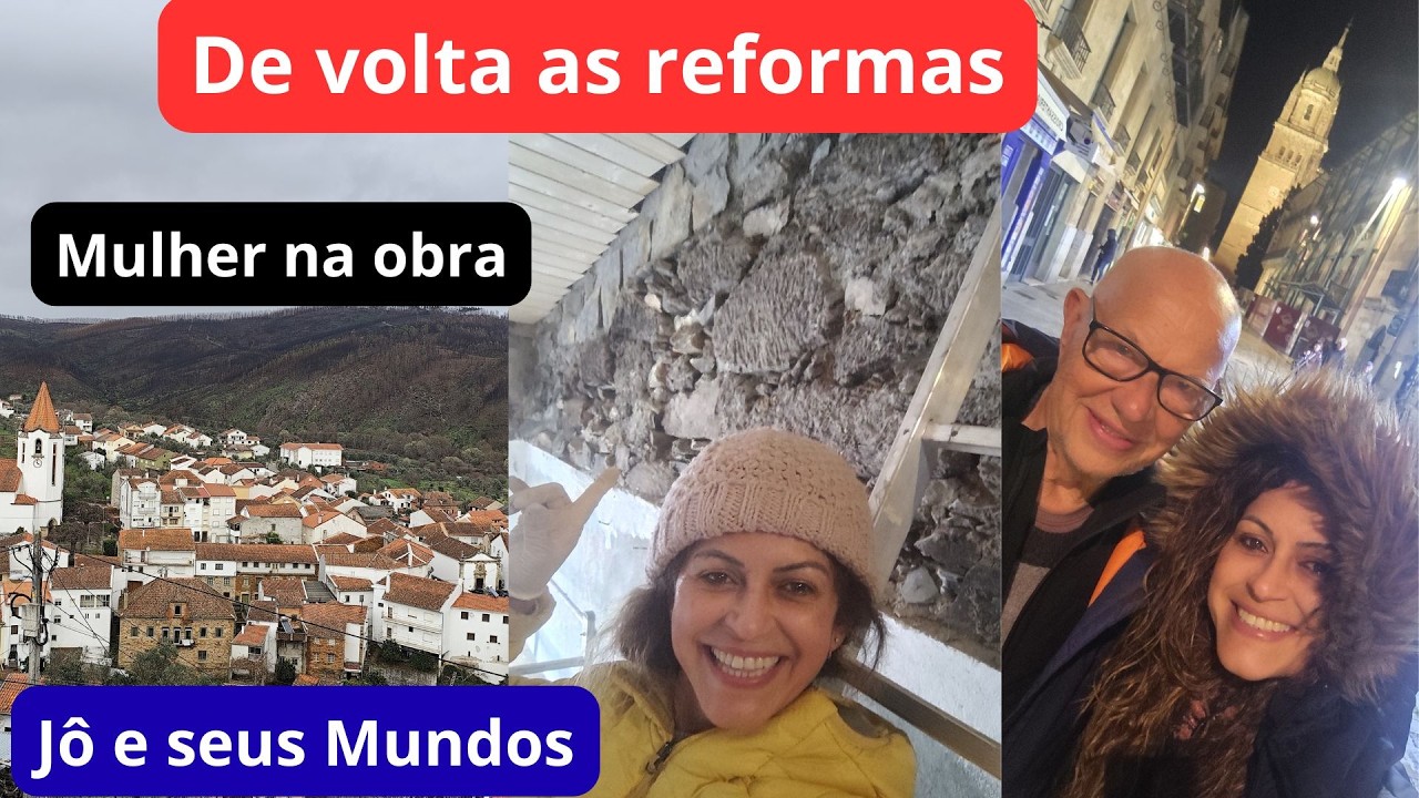 De volta as reformas !! mais uma casa em Portugal sendo transformada  Jô e seus Mundos.