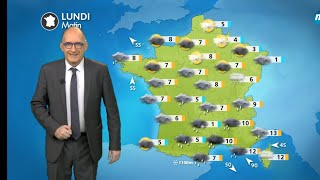 Météo Du Lundi 22 Décembre 2025 Poursuite Des Pluies Au Sud, Début De Baisse Des Températures.
