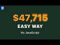 EASY Animated Counting Number CSS-Only Tutorial