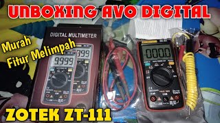 Unboxing Multimeter Digital Zotek Zt 111