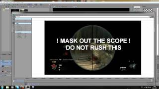 Cool and EASY sniper scope transition/effect // TUT //