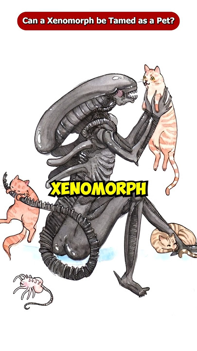 Can a Xenomorph be Tamed as a Pet? #Shorts #Viral #facehugger