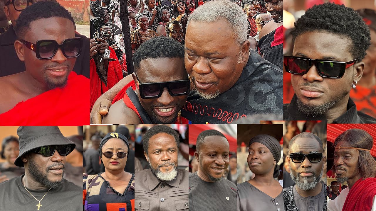 BRO SAMMY SHED TEARS AT HIS MOM'S FUNERAL-KUAMI EUGENE-DR KWAKU OTENG-COMPUTER MAN-DR LIKEE-MATILDA