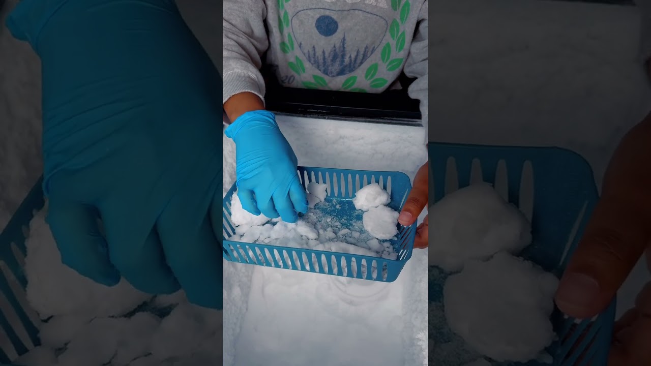 *FULL VIDEO* VARIETY BASKET OF ICE/ FREEZER FROST ASMR❄️🧊💙