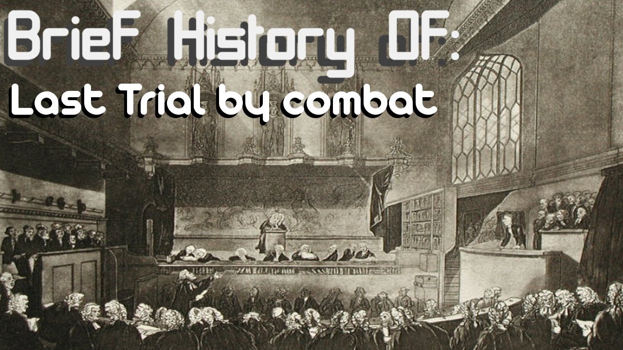 A Brief History of Ashford V Thornton YouTube