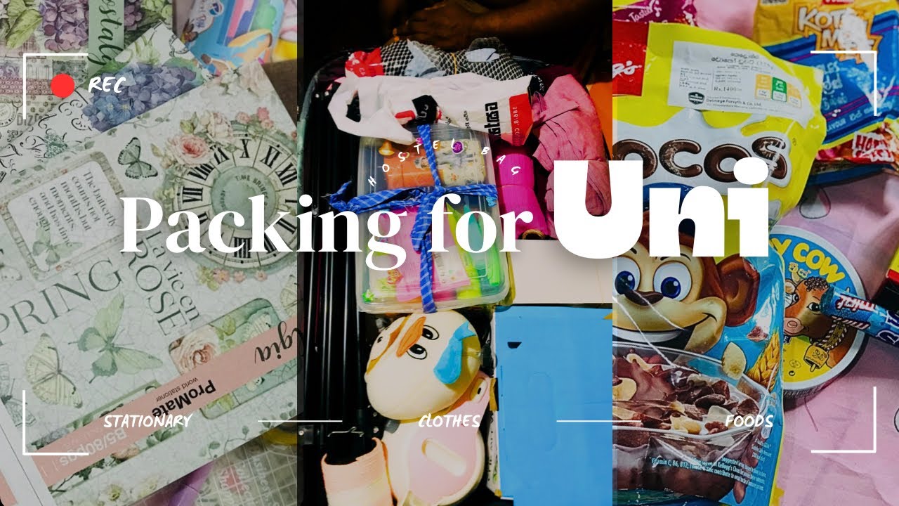 Hostel bag එක pack කරමු.🛍️🛒 