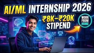 Machine Learning Internship 2026 | ₹20K Stipend | AI/ML Engineer PPO #MachineLearningInternship