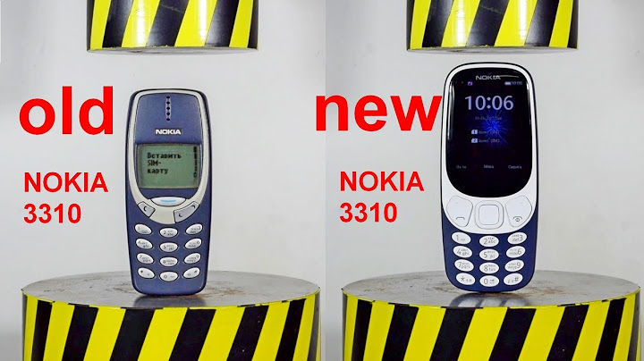 HYDRAULIC PRESS VS OLD AND NEW NOKIA 3310