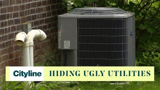 3 trendy solutions to hide ugly outdoor utilities