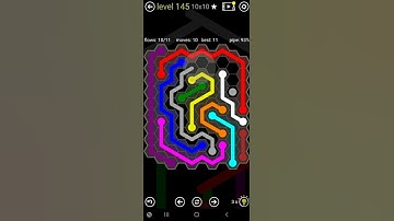 How To Solve Flow Free Hexes 10x10 Mania Level 145 Board Walk Through Solution Walkthrough