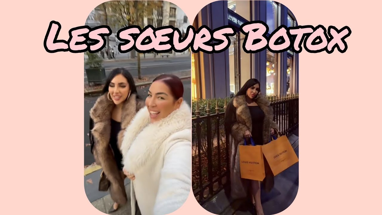 Les Sœurs Botox journée Shopping avenue Montaigne Paris LV....😛