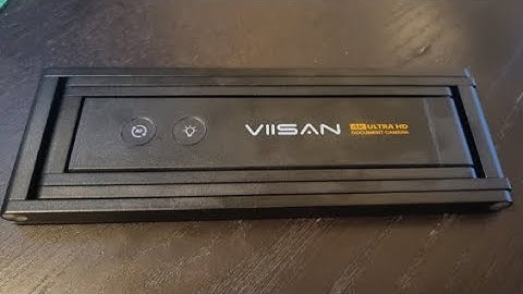 VIISAN P4U Overhead Camera ＆Webcam 2 in 1 Review, Good quality, very high resolution and focus is sp