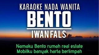 Bento - Iwan Fals (Karaoke Female Key Nada Wanita  6)