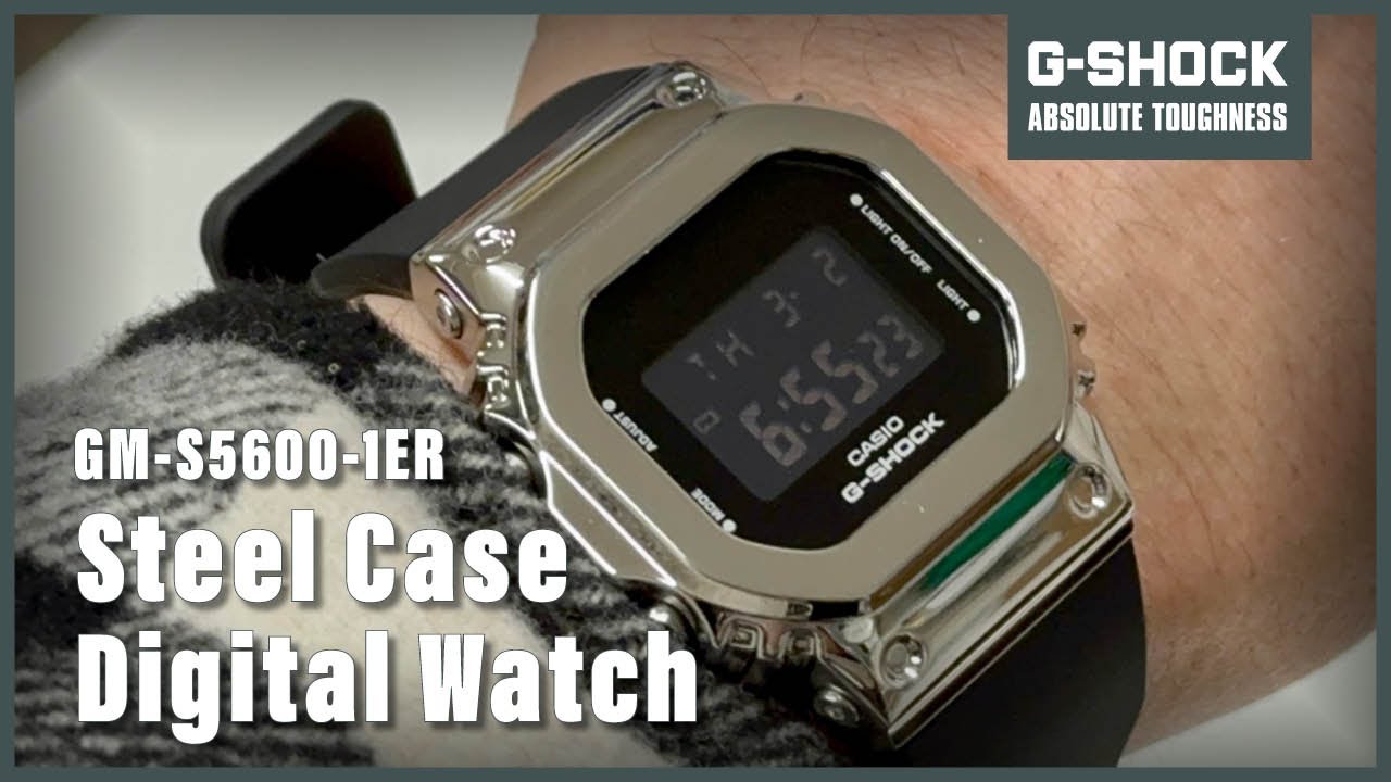 Unboxing Casio G-Shock GM-S5600-1ER - YouTube