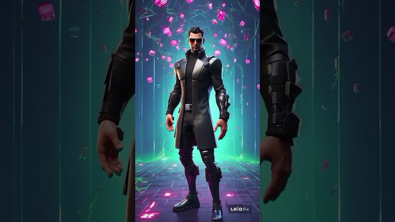 What a Neo(Matrix) would look like if it were a character in Fortnite