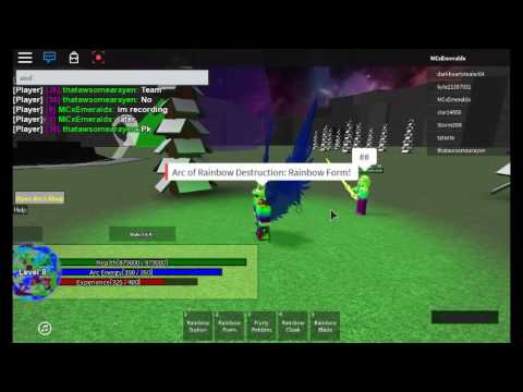 Roblox Rainbow Arc Showcase Arc Of Forbidden Elements Youtube - roblox arc of forbidden elements